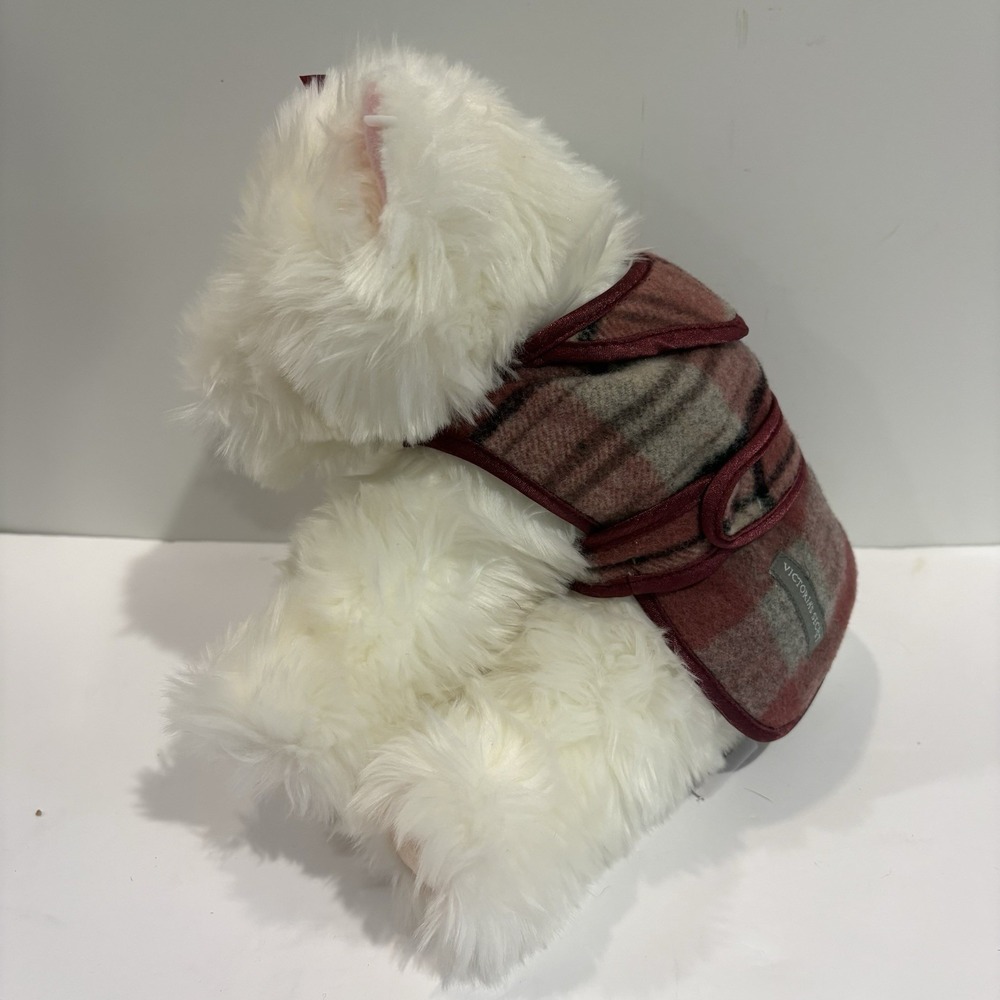 Victoria Secret Gund Plush Plaid Puppy Dog Lola‎ Rare Limited Edition 2001 Y2K - Picture 7 of 11